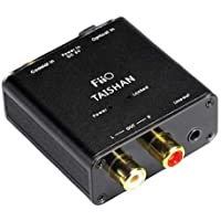 FiiO D03K - Conversor digital-analógico (Coaxial óptico a R-L)- negro